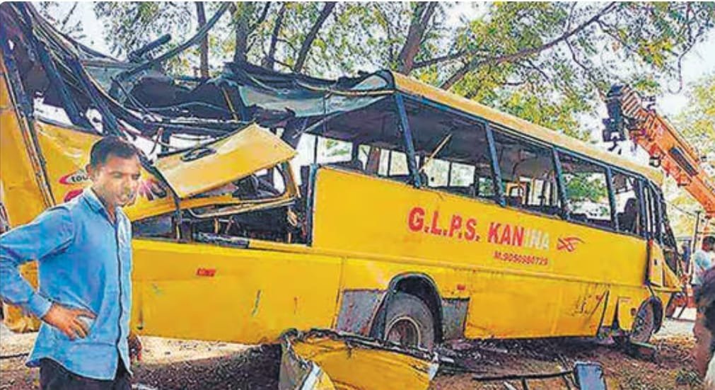 अगर स्कूल ने दूसरा ड्राइवर भेजा होता तो महेंद्रगढ़ हादसा टल सकता था: गवाह।